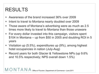 THEN & NOW…WHERE WE WERE (2005)Two ad agenciesLots of different messagesNational audienceMass mediaSuccess metric= inquiriesQuantity over quality1:50 return-on-investmentWHERE WE ARE (2011)One strategic agencySingular message