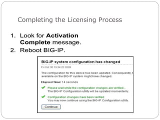 Completing the Licensing Process
 