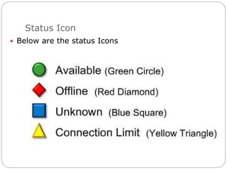 Status Icon
 Below are the status Icons
 