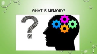 Long term memory | PPTX