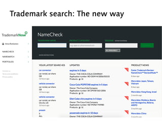 Trademark search: The new way
 