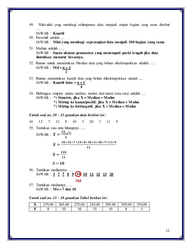 LTM Statistika Deskriptif Pertemuan 2