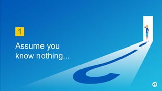 1.
Assume you
know nothing...
 