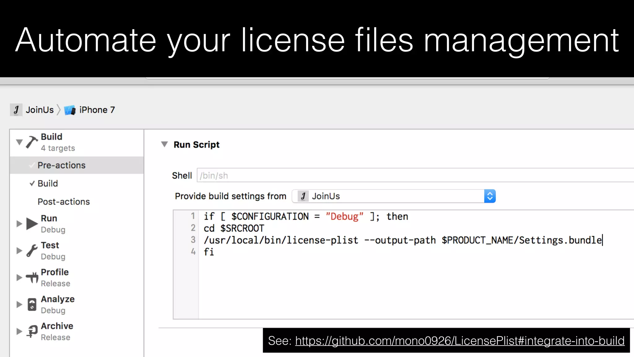 Parallel processing by using `(NS)Operation`
Collect Carthage licenses
let queue = OperationQueue()
let carthageOperations = githubLibraries.map { GitHubLicense.download($0) }
queue.addOperations(carthageOperations,
waitUntilFinished: true)
githubLicenses = carthageOperations.map { $0.result?.value }.flatMap { $0 }
About 5 times faster$
 