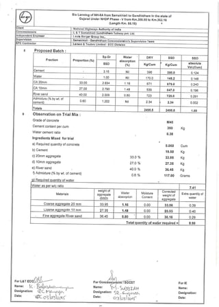 L&t pqc mix design | PDF