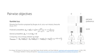 Ranknet Neural Learning to Rank | PPTX