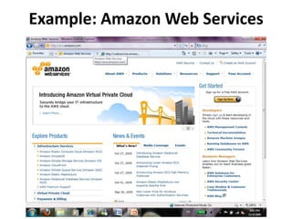 Example: Amazon Web Services<br />