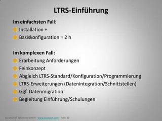 LTRS 2013 - Ticketsystem & Servicedesk für Microsoft SharePoint - Locatech