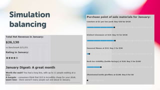 Simulation
balancing
 