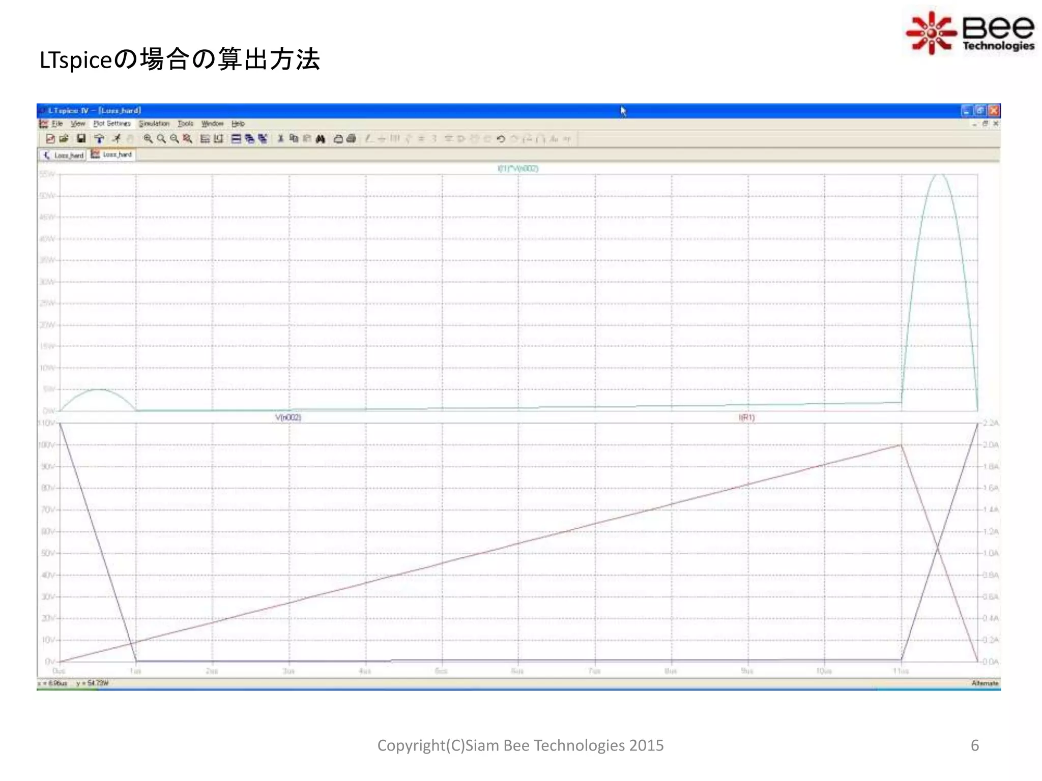 6Copyright(C)Siam Bee Technologies 2015
LTspiceの場合の算出方法
 