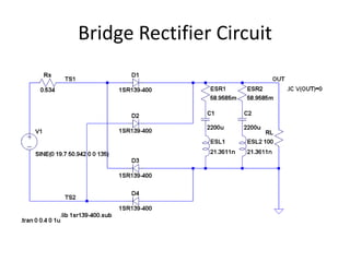 Bridge Rectifier Circuit 