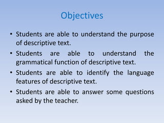 Descriptive Text | PPTX