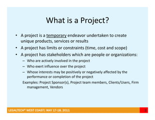 Legal Project Management | PDF