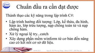 Windows Programming Tác giả: Bộ môn Công nghệ phần mềm; Người hướng dẫn ...