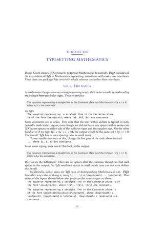 Ltxprimer 1.0 | PDF