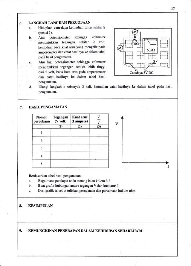 Lu 3 Hukum Ohm