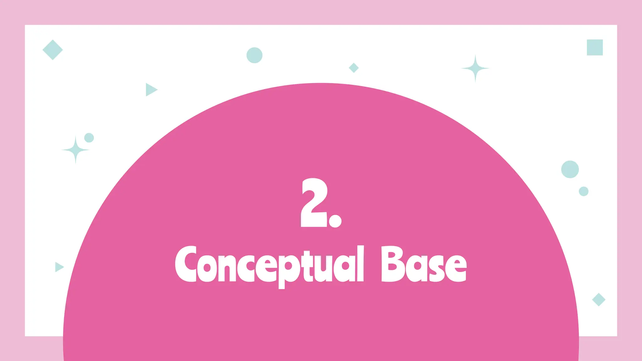 2.
Conceptual Base
 