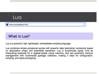 Lua 
 