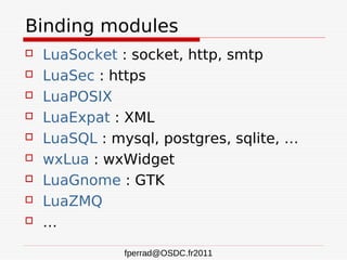 Lua and its Ecosystem | PDF