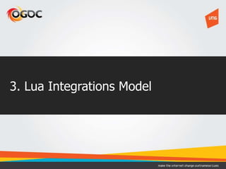 3. Lua Integrations Model
 