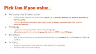 Lua — Introduction | PPT