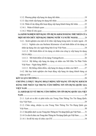 Luận Văn Thạc Sĩ  Hoàn Thiện Mô Hình Xếp Hạng Tín Dụng Cá Nhân Tại Ngân  Hàng Thương Mại Cổ Phần Đầu Tư  Phát Triển  Thư Viện Luận Văn