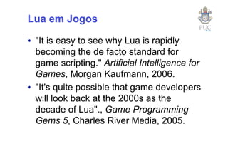 A Evolução de Lua (Pycon Brasil 2008)