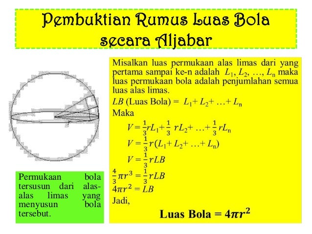 Rumus Luas Tembereng