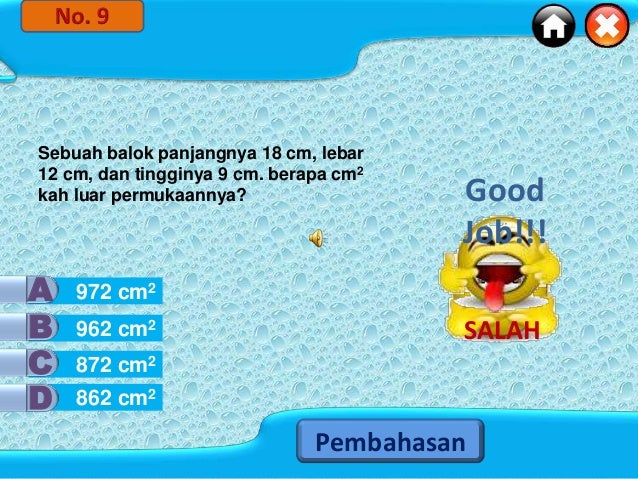 Luas dan volume kubus dan balok