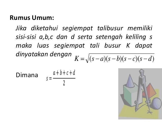 Luas Segiempat Bisentris Ppt