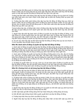 5. Trường hợp Hội đồng quản trị không triệu tập họp Đại hội đồng cổ đông theo quy định tại
khoản 4 Điều này thì trong thời hạn ba mươi ngày tiếp theo, Ban kiểm soát thay thế Hội đồng
quản trị triệu tập họp Đại hội đồng cổ đông theo quy định của Luật này.
Trường hợp Ban kiểm soát không triệu tập họp Đại hội đồng cổ đông như quy định thì Trưởng
ban kiểm soát phải chịu trách nhiệm trước pháp luật và phải bồi thường thiệt hại phát sinh
đối với công ty.
6. Trường hợp Ban kiểm soát không triệu tập họp Đại hội đồng cổ đông theo quy định tại
khoản 5 Điều này thì cổ đông hoặc nhóm cổ đông quy định tại khoản 2 Điều 79 của Luật này
đã yêu cầu có quyền thay thế Hội đồng quản trị, Ban kiểm soát triệu tập họp Đại hội đồng cổ
đông theo quy định của Luật này.
Trong trường hợp này, cổ đông hoặc nhóm cổ đông triệu tập họp Đại hội đồng cổ đông có thể
đề nghị cơ quan đăng ký kinh doanh giám sát việc triệu tập và tiến hành họp nếu xét thấy
cần thiết.
7. Người triệu tập phải lập danh sách cổ đông có quyền dự họp Đại hội đồng cổ đông, cung
cấp thông tin và giải quyết khiếu nại liên quan đến danh sách cổ đông, lập chương trình và
nội dung cuộc họp, chuẩn bị tài liệu, xác định thời gian và địa điểm họp, gửi thông báo mời
họp đến từng cổ đông có quyền dự họp theo quy định của Luật này.
8. Chi phí cho việc triệu tập và tiến hành họp Đại hội đồng cổ đông theo quy tại các khoản 4,
5 và 6 của Điều này sẽ được công ty hoàn lại.
Điều 98. Danh sách cổ đông có quyền dự họp Đại hội đồng cổ đông
1. Danh sách cổ đông có quyền dự họp Đại hội đồng cổ đông được lập dựa trên sổ đăng ký cổ
đông của công ty. Danh sách cổ đông có quyền dự họp Đại hội đồng cổ đông được lập khi có
quyết định triệu tập và phải lập xong chậm nhất ba mươi ngày trước ngày khai mạc họp Đại
hội đồng cổ đông nếu Điều lệ công ty không quy định một thời hạn khác ngắn hơn.
2. Danh sách cổ đông có quyền dự họp Đại hội đồng cổ đông phải có họ, tên, địa chỉ thường
trú, quốc tịch, số Giấy chứng minh nhân dân, Hộ chiếu hoặc chứng thực cá nhân hợp pháp
khác của cổ đông là cá nhân; tên, địa chỉ thường trú, quốc tịch, số quyết định thành lập hoặc
số đăng ký kinh doanh của cổ đông là tổ chức; số lượng cổ phần từng loại, số và ngày đăng
ký cổ đông của từng cổ đông.
3. Cổ đông có quyền kiểm tra, tra cứu, trích lục và sao danh sách cổ đông có quyền dự họp
Đại hội đồng cổ đông; yêu cầu sửa đổi những thông tin sai lệch hoặc bổ sung những thông tin
cần thiết về mình trong danh sách cổ đông có quyền dự họp Đại hội đồng cổ đông.
Điều 99. Chương trình và nội dung họp Đại hội đồng cổ đông
1. Người triệu tập họp Đại hội đồng cổ đông phải lập danh sách cổ đông có quyền dự họp và
biểu quyết; chuẩn bị chương trình, nội dung, tài liệu cuộc họp và dự thảo nghị quyết đối với
từng vấn đề trong chương trình họp; xác định thời gian, địa điểm họp và gửi thông báo mời
họp đến các cổ đông có quyền dự họp.
2. Cổ đông hoặc nhóm cổ đông quy định tại khoản 2 Điều 79 của Luật này có quyền kiến nghị
vấn đề đưa vào chương trình họp Đại hội đồng cổ đông. Kiến nghị phải bằng văn bản và được
gửi đến công ty chậm nhất ba ngày làm việc trước ngày khai mạc, trừ trường hợp Điều lệ
công ty có quy định thời hạn khác. Kiến nghị phải ghi rõ tên cổ đông, số lượng từng loại cổ
phần của cổ đông, số và ngày đăng ký cổ đông tại công ty, vấn đề kiến nghị đưa vào chương
trình họp.
3. Người triệu tập họp Đại hội đồng cổ đông chỉ có quyền từ chối kiến nghị quy định tại khoản
2 Điều này nếu có một trong các trường hợp sau đây:
a) Kiến nghị được gửi đến không đúng thời hạn hoặc không đủ, không đúng nội dung;
b) Vấn đề kiến nghị không thuộc thẩm quyền quyết định của Đại hội đồng cổ đông;
c) Trường hợp khác theo quy định của Điều lệ công ty.
4. Người triệu tập họp Đại hội đồng cổ đông phải chấp nhận và đưa kiến nghị quy định tại

                                                                                   41/72
 