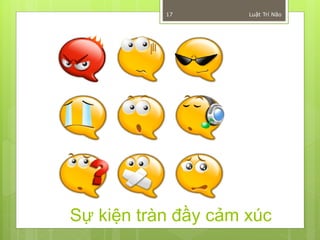 17        Luật Trí Não




Sự kiện tràn đầy cảm xúc
 