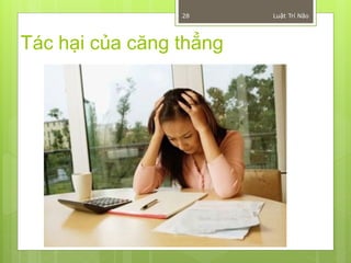 28      Luật Trí Não




Tác hại của căng thẳng
 