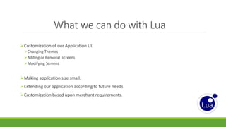 Lua Introduction | PPTX