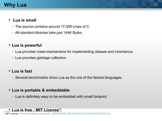 Lua vs python | PPT
