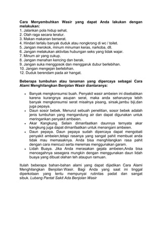 Lubang pantat sakit ada benjolan wasir PDF