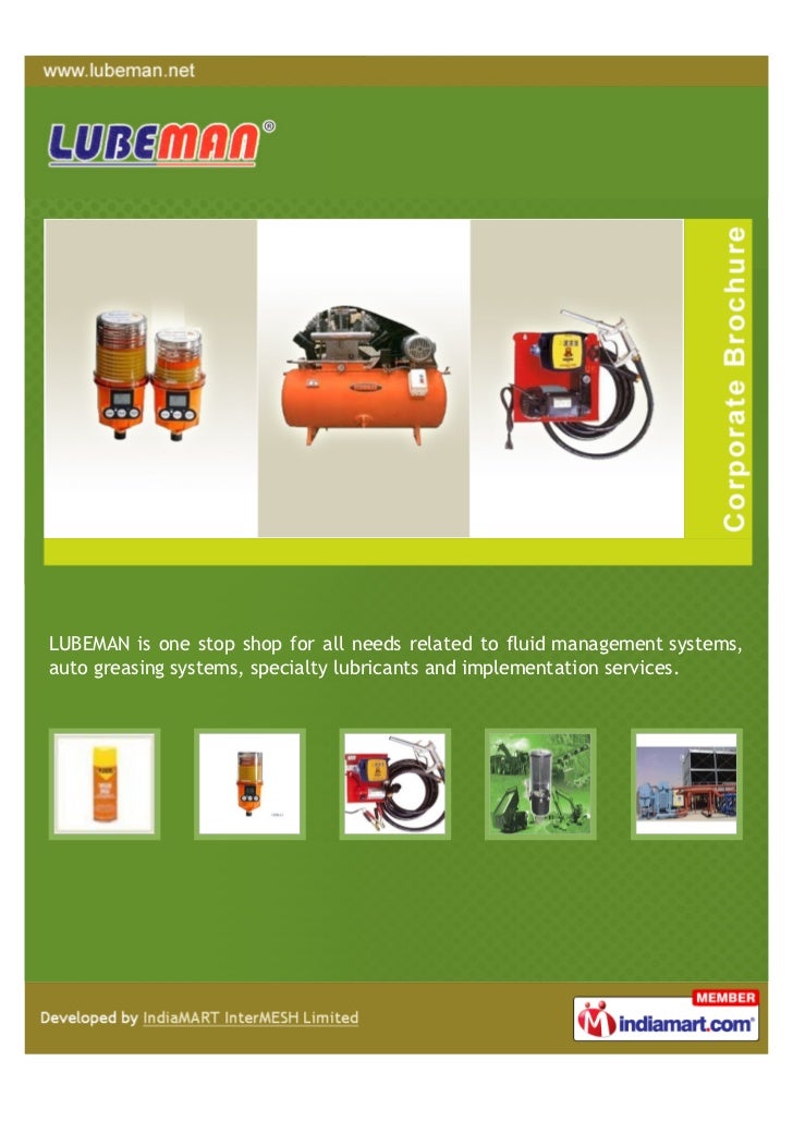 Lube Man Engineers Private Limited, Delhi, Industrial Lubrication