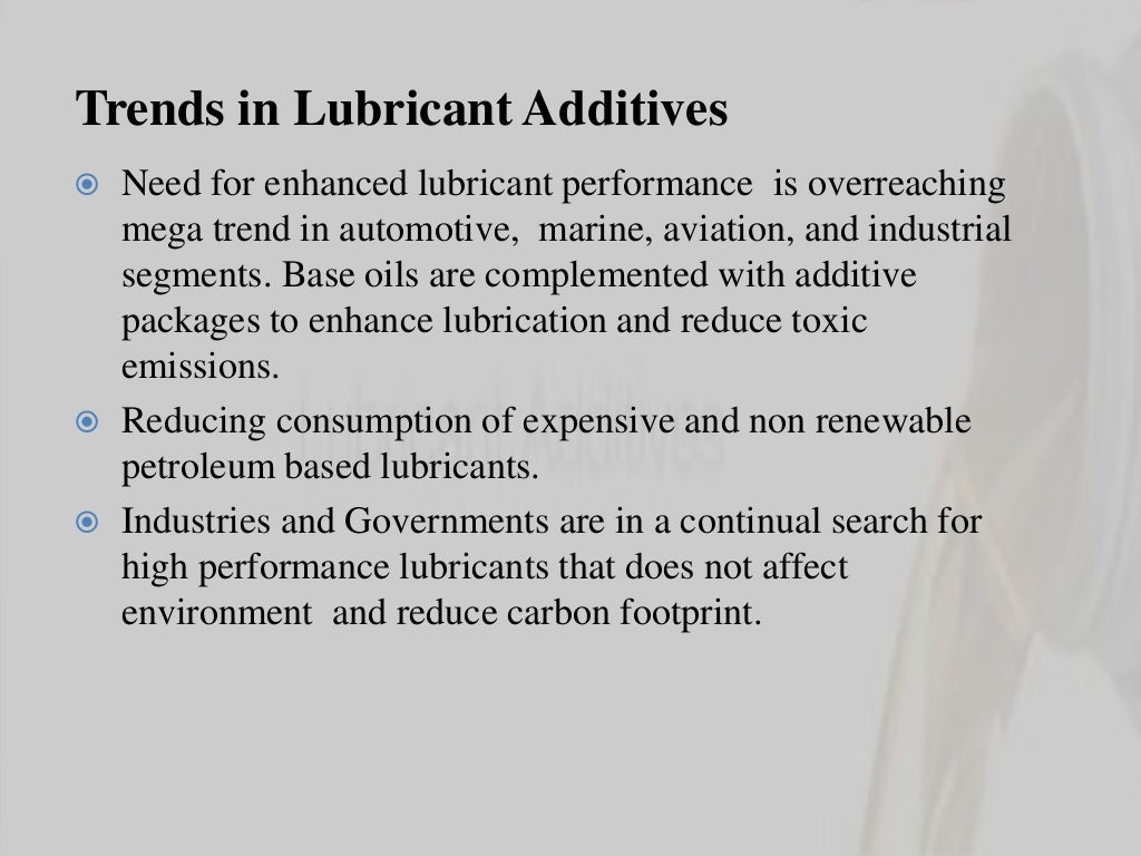 Lubricant additives
