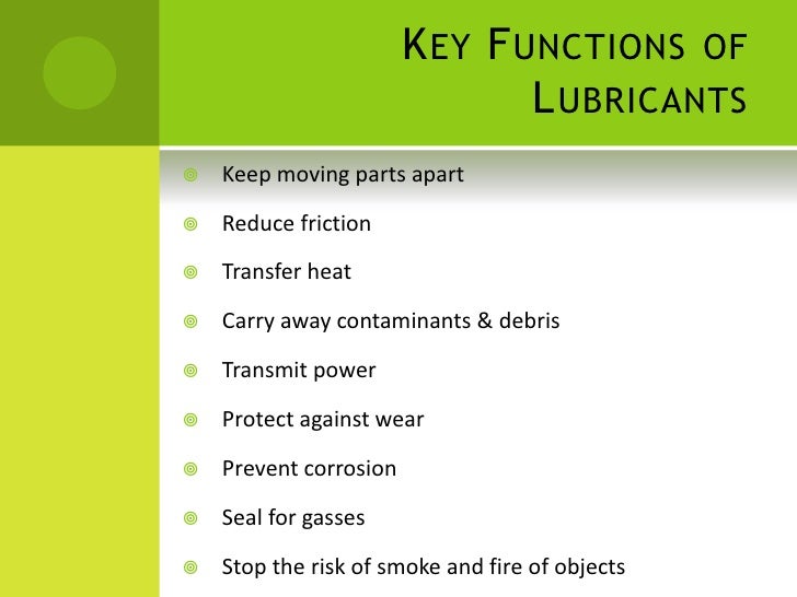 Lubricants
