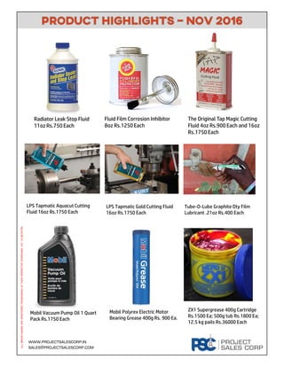 Lubricants and Cutting Fluids Nov 2016 | PDF