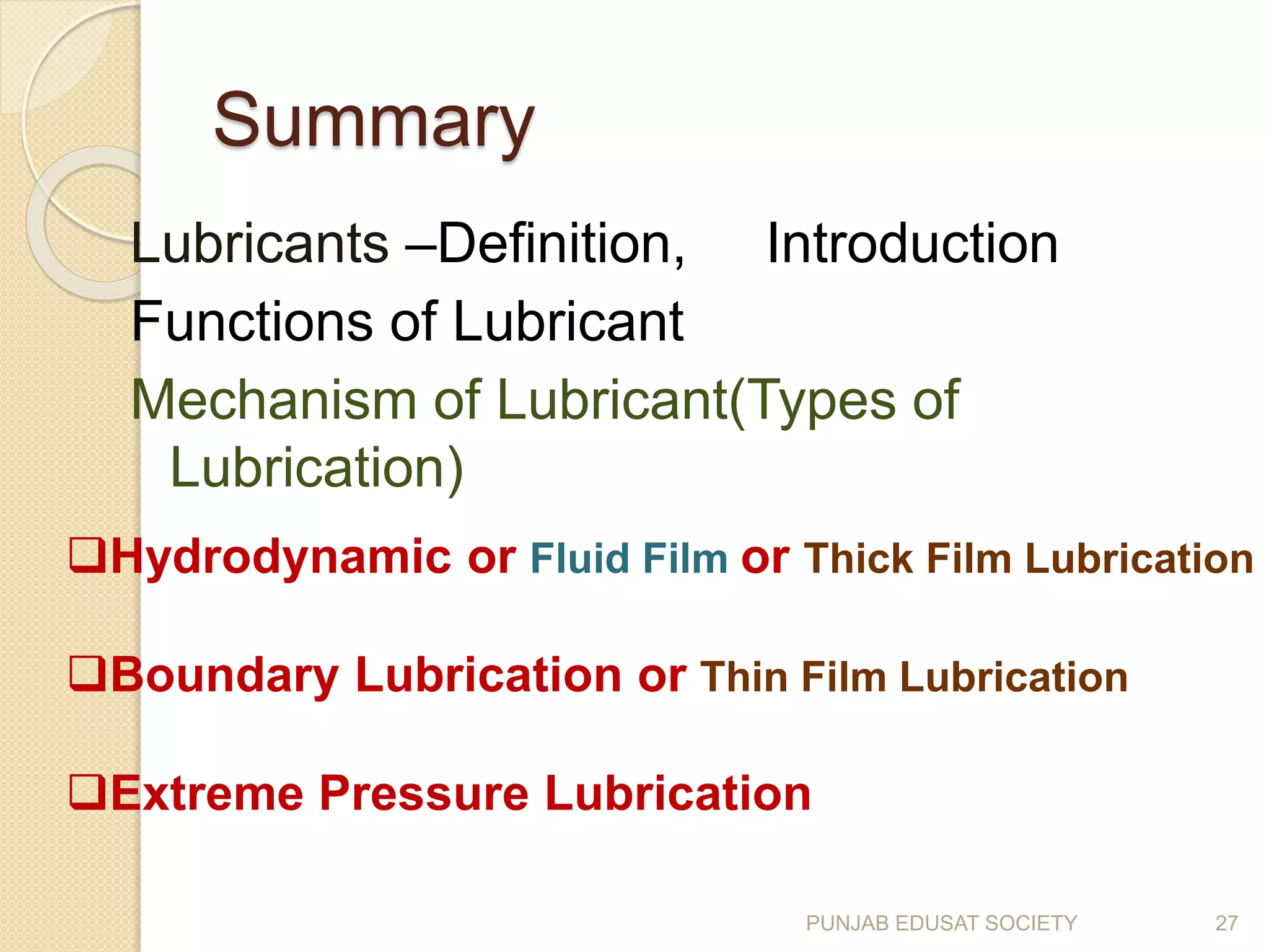 Lubricants by shakeer