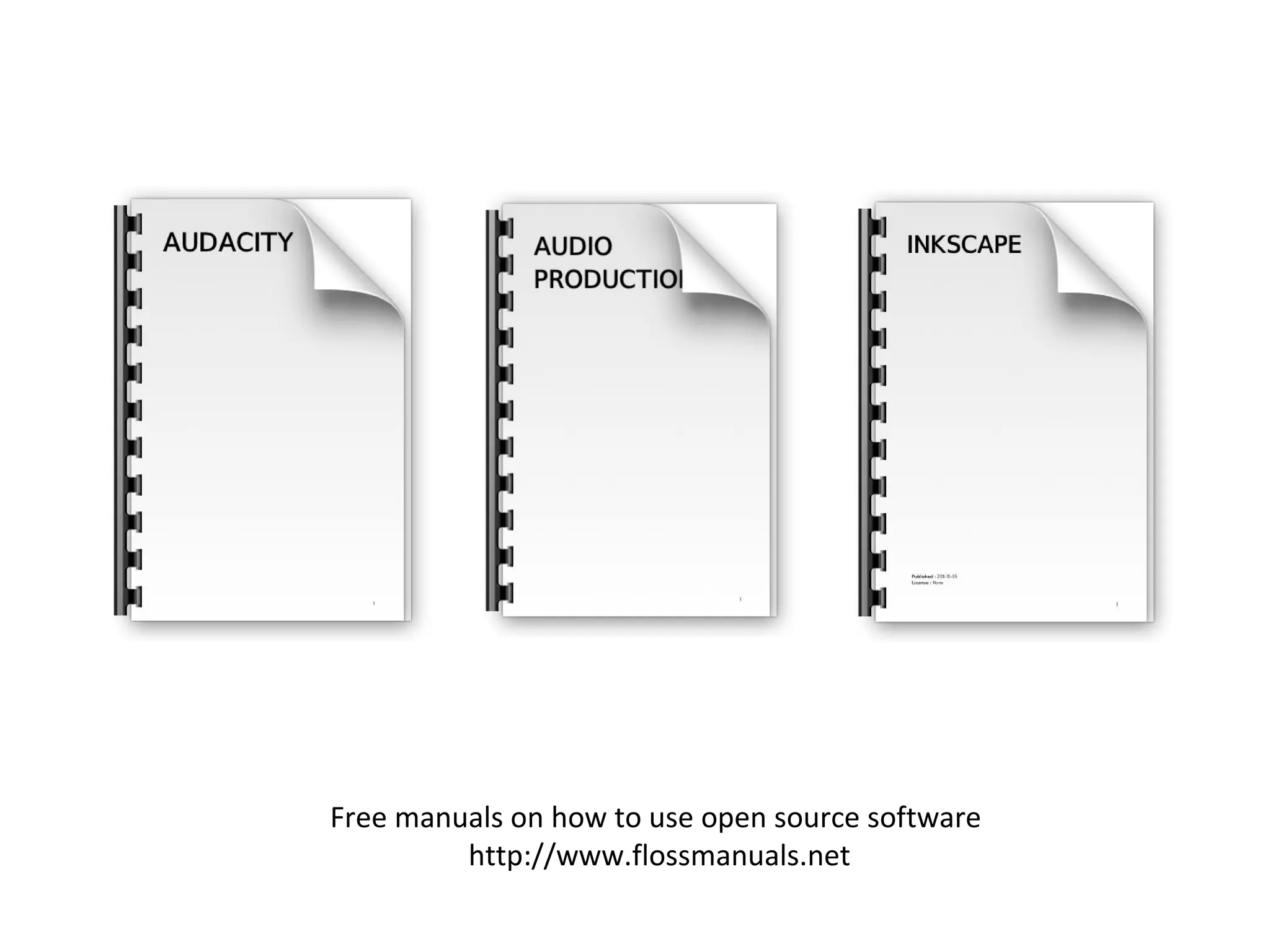 Free manuals on how to use open source software
http://www.flossmanuals.net