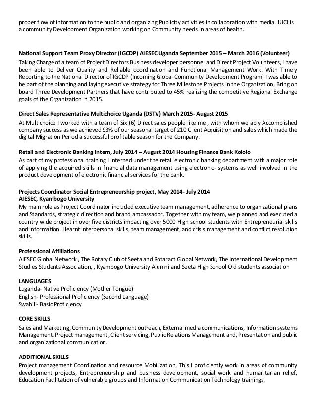 Lubwama Martin Resume 2018