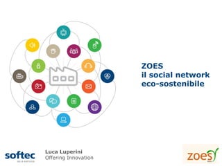 ZOES il social network  eco-sostenibile Luca Luperini Offering Innovation 