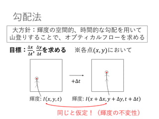 Lucas Kanade法について