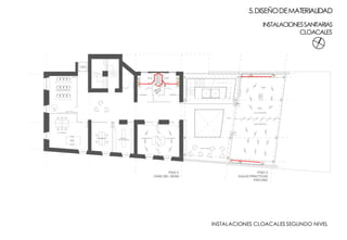 +9.00
AULA PRACTICA
ZONADEGUARDADO
AULA PRACTICA
ESPACIO COMUN
DEPOSITO
PINTURA/GRABADO
TALLER ESPECIALTALLER ESPECIAL
PISO 2
CASA DEL DEAN
AULA PINTURA DIGITAL
AULA GRABADO
PROGRAMACION
PISO 2
AULAS PRACTICAS
PINTURA
PANTALLA
PRENSA
ASCENSOR
EXISTENTE
5.DISEÑODEMATERIALIDAD
INSTALACIONES CLOACALES SEGUNDO NIVEL
INSTALACIONESSANITARIAS
CLOACALES
 