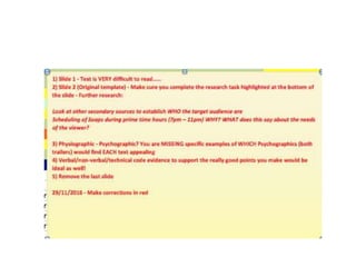 soap opera genre target audience task