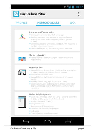 Curriculum Vitae Lucas Nobile page 4
 