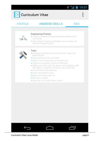 Curriculum Vitae Lucas Nobile page 8
 