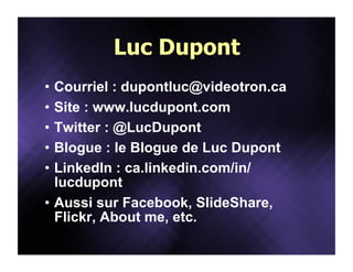 Luc Dupont et Audrey Portela
